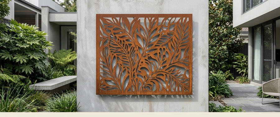Your Outdoor Wall Art Decor Needs a Lighting Plan Before It Goes Up - outdoor wall art decor