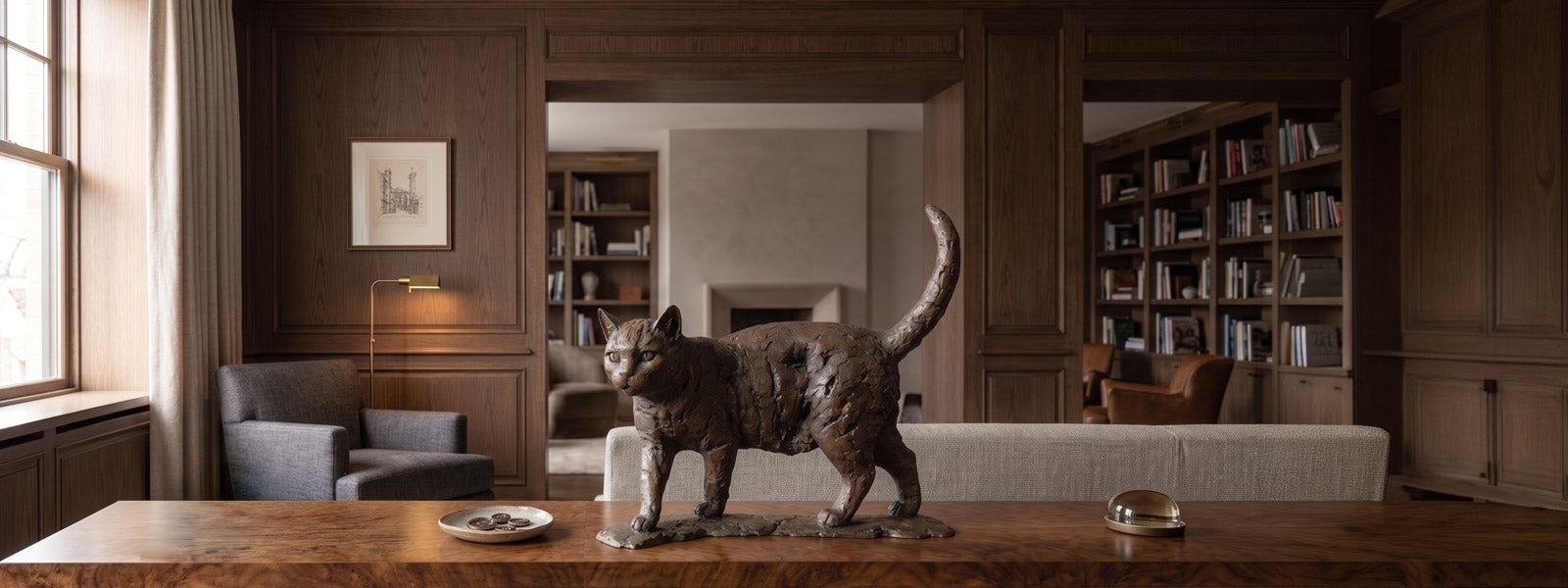 Bronze Cat Statues