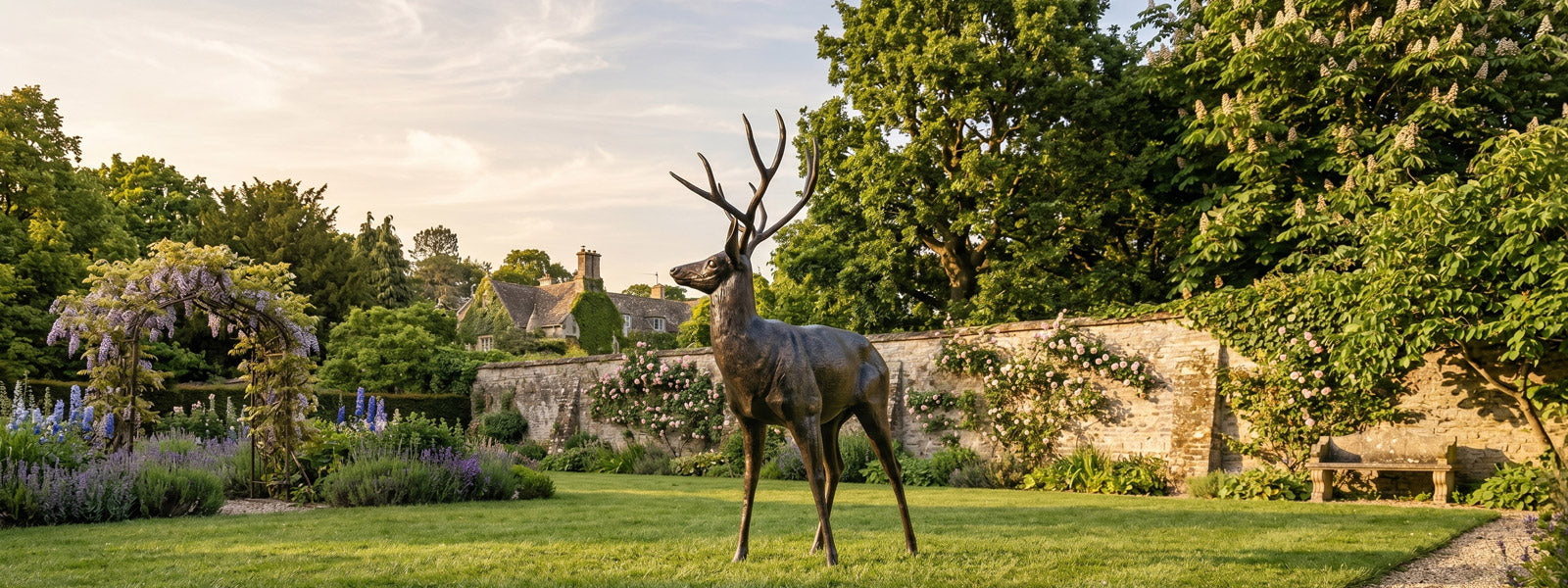 Bronze Deer Statues