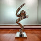 Eternal Twist Abstract Steel Sculpture - 92cm
