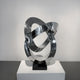 Boundless Silver Abstract Steel Sculpture - 88cm