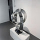 Boundless Silver Abstract Steel Sculpture - 88cm