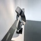 Boundless Silver Abstract Steel Sculpture - 88cm