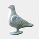 The Giant Sculptures Graceful Dove Marble Outdoor Sculpture - 50cm showcases an elegant dove with a smooth, polished marble finish and intricate grey veining. Its serene pose makes it ideal for adding tranquility to any space.