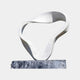 Abstract Ribbon Marble Sculpture - 60cm