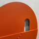 Close-up of the Arcuza Terracotta III Wood Carving Sandstone 3D Wall Art by Giant Sculptures, showing the textured matte surface and arched cut-out aperture.