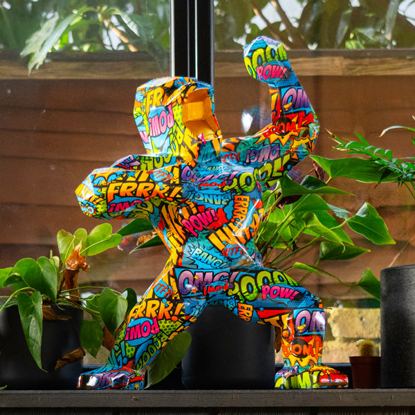 Flip With Me Labubu Sculpture | 160cm Giant Monster Art