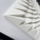 Elorium White Weave Hand-Painted Wood Relief 3D Wall Art