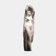 Veiled Woman Marble Sculpture 180cm by Giant Sculptures, white marble figure gazing upward with raised arms holding a cascading veil, shown on a plain background.