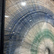 Auralis Blue Gradient Concentric Circular Cardboard Craft Wall Art