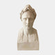 The Giant Sculptures Napoleon Marble Bust Sculpture - 60cm features a laurel-crowned figure with "NAPOLÉON" inscribed on the base, displayed against a plain white background.
