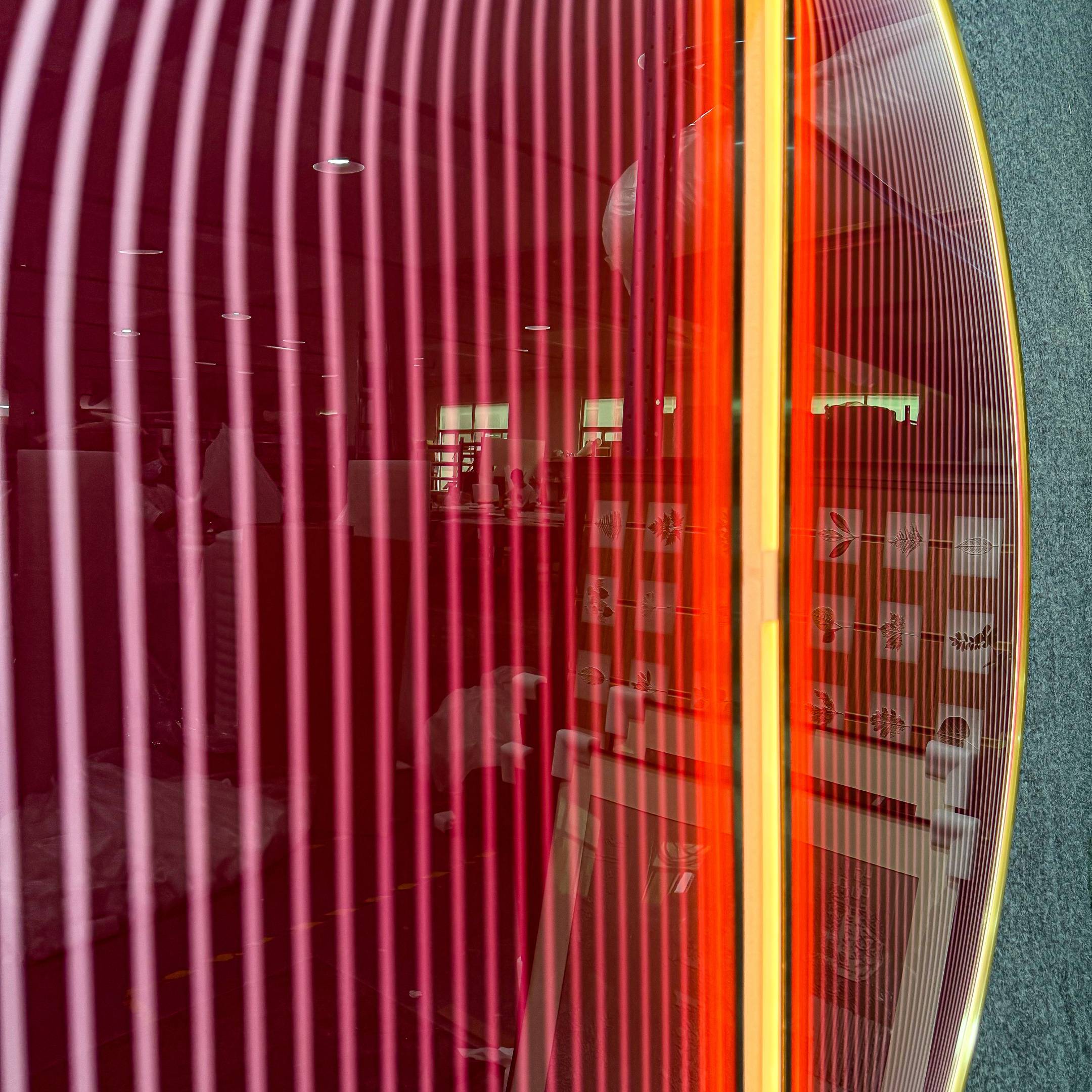 Onyx Flame Glow Acrylic 3D LED Wall Art