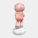 Stellar Pink Astronaut Glow Hover Sculpture - 60cm