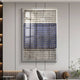 Artisana Navy Blue & Beige Grid 3D Paper Wall Art