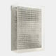Artisana White Grid 3D Paper Wall Art
