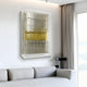 Artisana Yellow & White Grid 3D Paper Wall Art