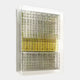 Artisana Yellow & White Grid 3D Paper Wall Art
