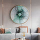 Flusira Emerald Vein Circular Acrylic 3D Wall Art