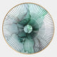 Flusira Emerald Vein Circular Acrylic 3D Wall Art