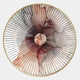 Flusira Blush Plum Circular Acrylic 3D Wall Art