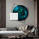 Aurenza Grid Emerald Acrylic & Metal Frame 3D Wall Art