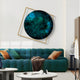 Aurenza Emerald Acrylic & Metal Frame 3D Wall Art