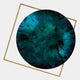 Aurenza Emerald Acrylic & Metal Frame 3D Wall Art