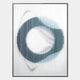 Kynoro Teal Ring Motion Acrylic 3D Wall Art