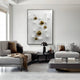 Aurezal White Gloss & Gold Orb Acrylic 3D Wall Art