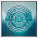 Cirvara Teal Concentric Ripple Acrylic 3D Wall Art