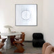 Cirvara Frosted Ripple White Acrylic 3D Wall Art