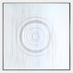 Cirvara Frosted Ripple White Acrylic 3D Wall Art
