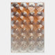 Lucentra Amber Gradient Grid Acrylic 3D Wall Art