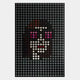 Pixelade Pink Lens Girl Acrylic Dot 3D Wall Art