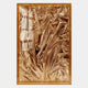 Metallique Copper Crinkle Texture Leather 3D Wall Art