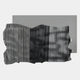 Strialux Flow Veil Grey Leather & Acrylic 3D Wall Art