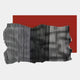 Strialux Flow Veil Red Leather & Acrylic 3D Wall Art