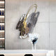 Aerava Monochrome & Gold Sculptural Acrylic 3D Wall Art