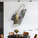 Aerava Monochrome & Gold Sculptural Acrylic 3D Wall Art
