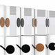 Valdris Bronze & Black Circle Panel Acrylic 3D Wall Art