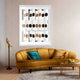 Valdris Bronze & Black Circle Panel Acrylic 3D Wall Art