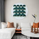 Orbivue Green Mirror Dome Acrylic 3D Wall Art