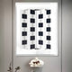 Gridure Black & White Panel Acrylic 3D Wall Art