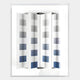Gridure Grey & Blue Panel Acrylic 3D Wall Art