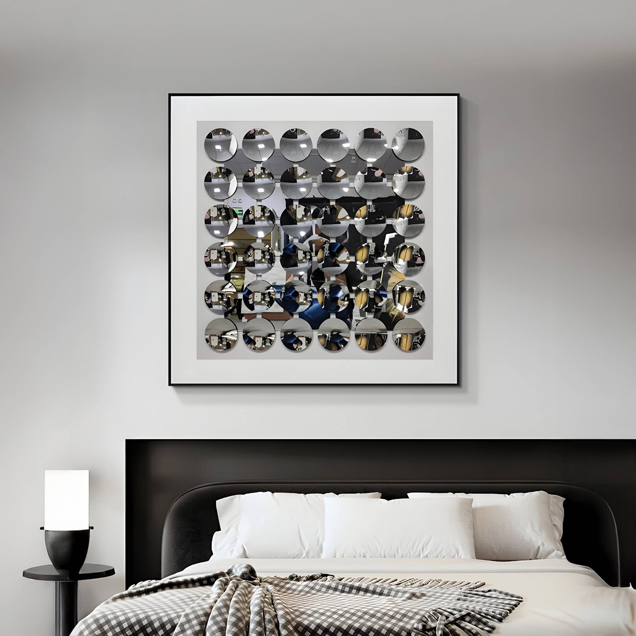 Refractura Chrome Mirror Disc Acrylic 3D Wall Art