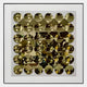 Refractura Gold Mirror Disc Acrylic 3D Wall Art
