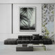 Flutara Palm Monochrome Folded Acrylic 3D Wall Art
