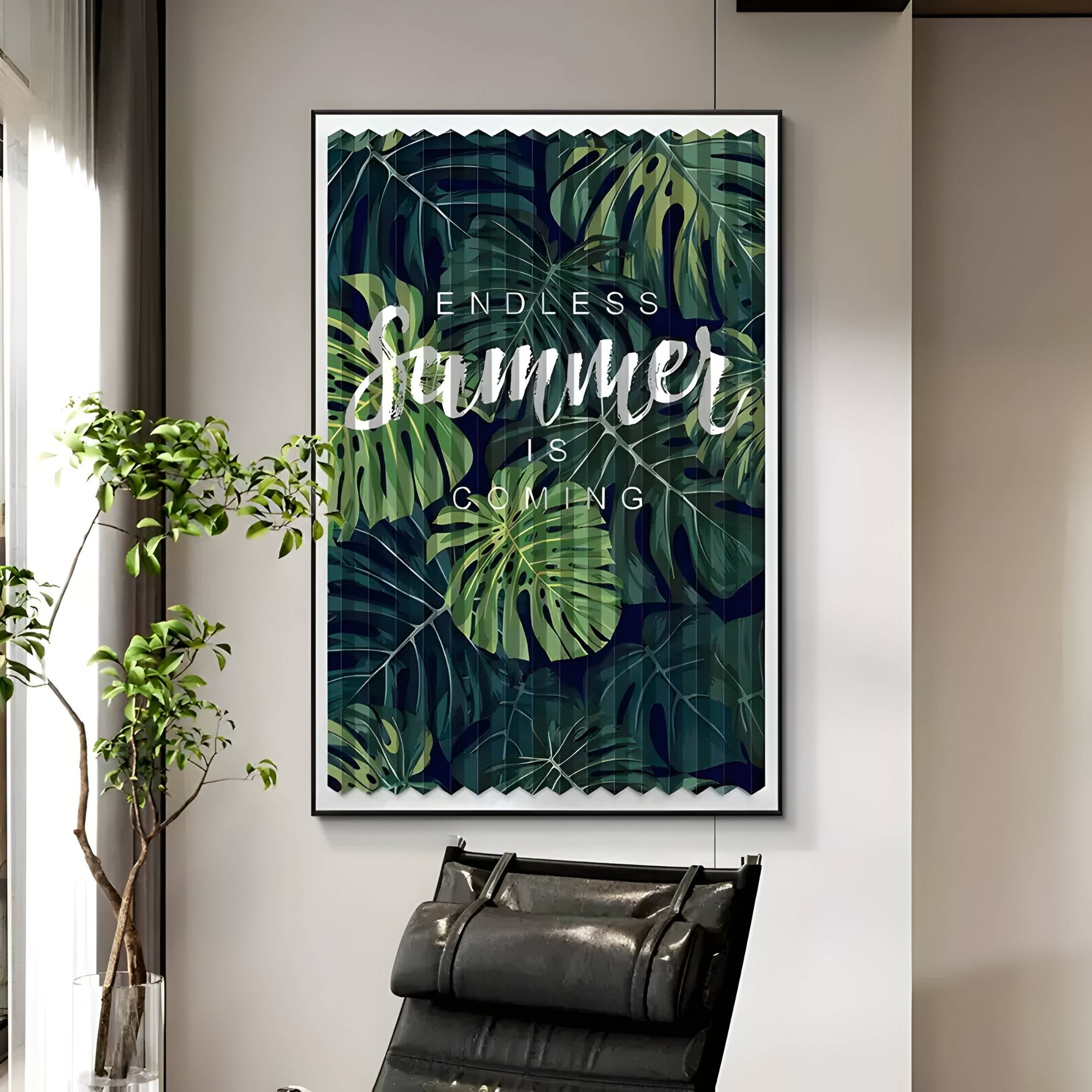 Flutara Endless Summer Folded Acrylic 3D Wall Art