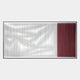 Vistara I Crimson & White Crinkle Texture Acrylic 3D Wall Art