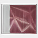 Vistara IV Crimson & White Crinkle Texture Acrylic 3D Wall Art